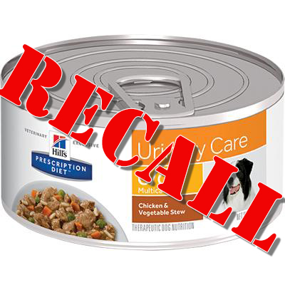 Hills Dog Food Recall